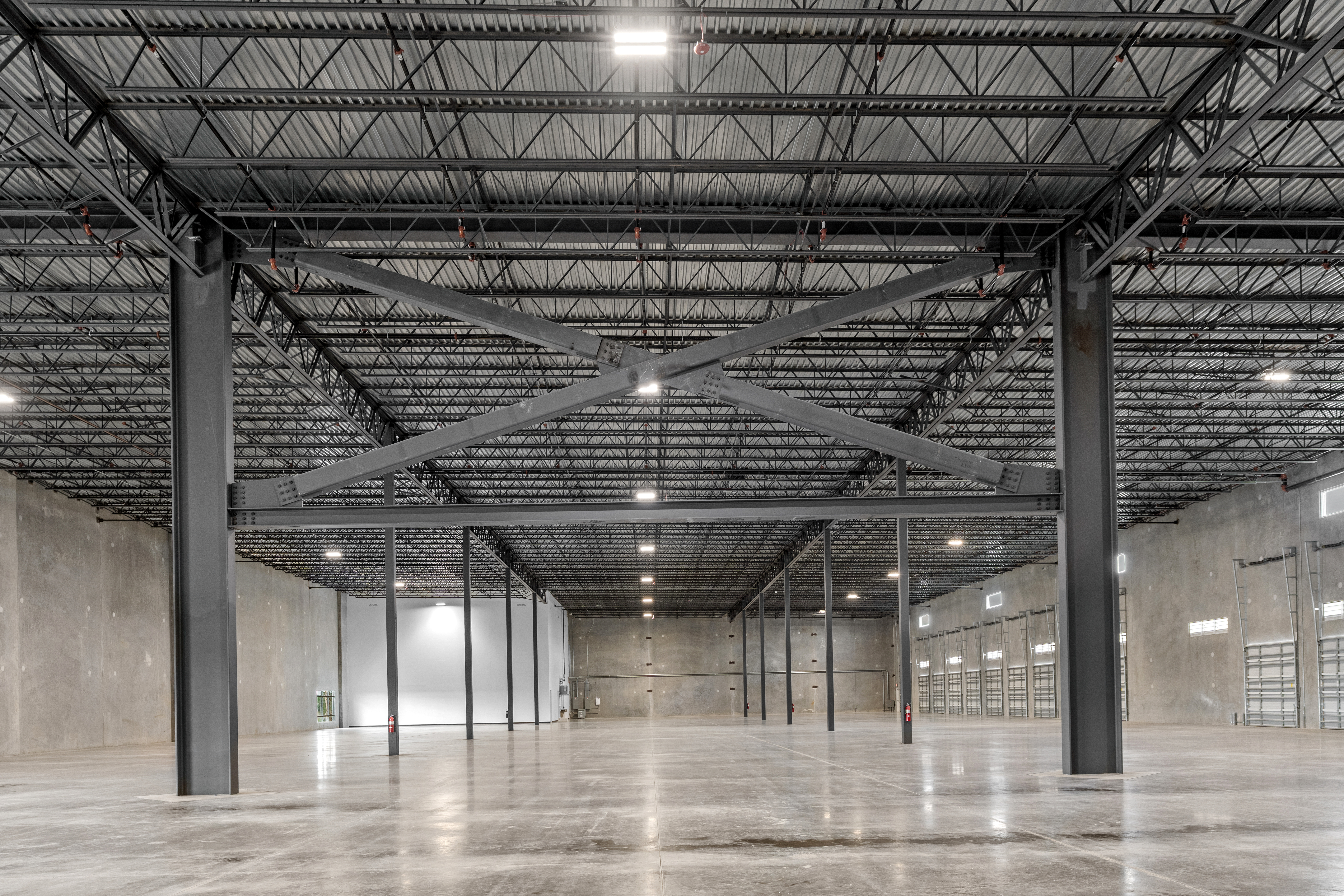 Building 2 interior — dock doors